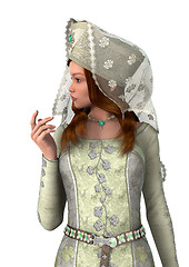 Image showing Medieval Lady