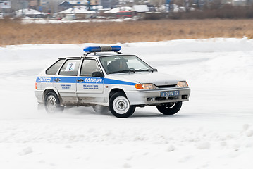 Image showing Car competitions for police officers