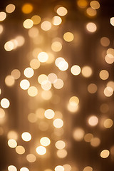 Image showing Natural bokeh. Photo of holidays lights