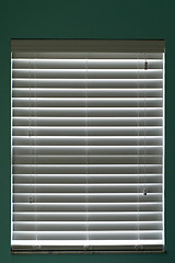 Image showing Closed window blinds