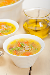 Image showing Syrian barley broth soup Aleppo style