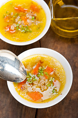 Image showing Syrian barley broth soup Aleppo style