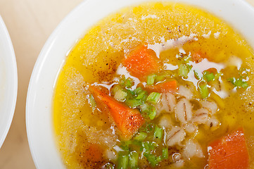 Image showing Syrian barley broth soup Aleppo style