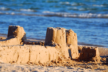 Image showing Sand castle