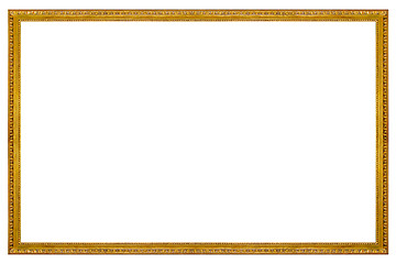 Image showing Rectangular Wooden Gilded Frame