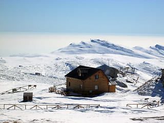 Image showing Mountain cabin