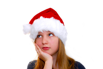 Image showing Chrismas girl