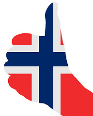 Image showing Norwegian finger signal