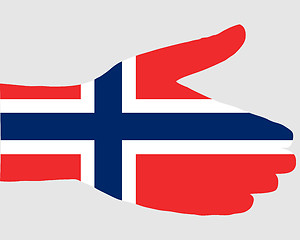 Image showing Norwegian handshake