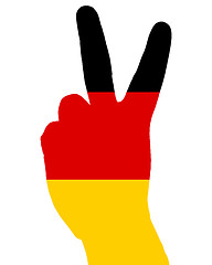 Image showing German hand signal