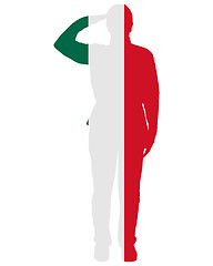 Image showing Mexican salute