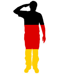 Image showing German Salute