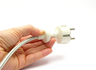 Image showing Hand with connector