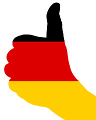 Image showing German hand signal