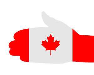 Image showing Canadian handshake