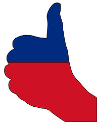 Image showing Liechtenstein hand signal