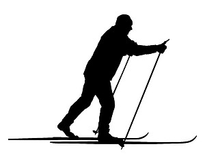 Image showing Nordic skier