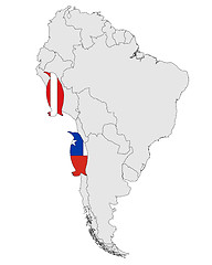 Image showing Humboldt penguin range