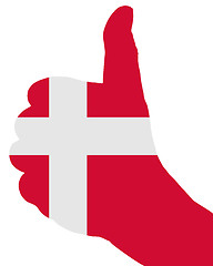 Image showing Danish finger signal