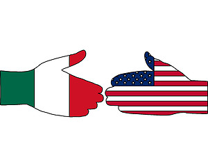 Image showing International handshake