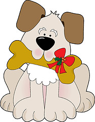 Image showing Christmas Puppy