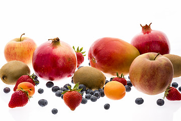 Image showing Assorted Fruit With Multivitamin Powers