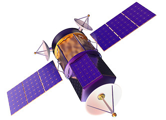 Image showing 3D model of an artificial satellite of the Earth