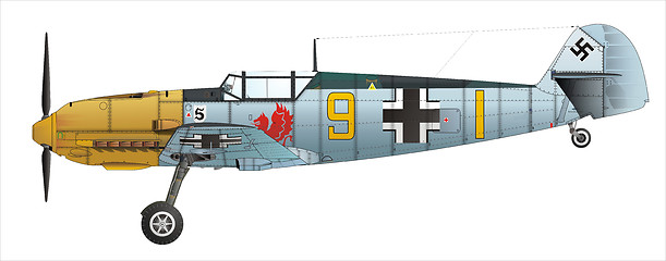 Image showing Messerschmitt Bf-109