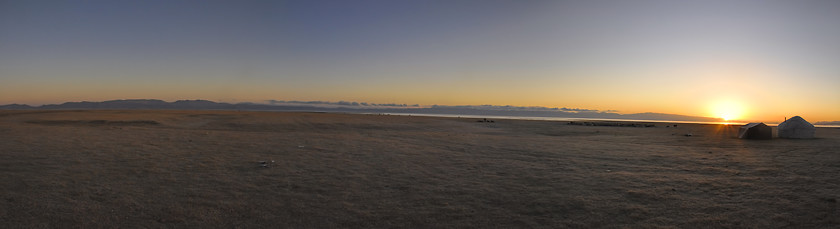 Image showing Yurts in Kyrgyzstan