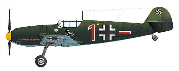 Image showing Messerschmitt Bf-109