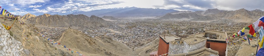 Image showing View from Leh monastery