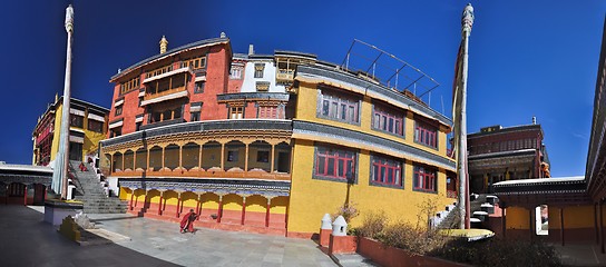 Image showing Thiksey monastery