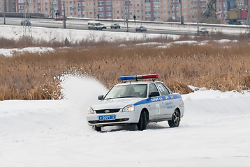 Image showing Car competitions for police officers