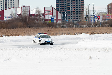 Image showing Car competitions for police officers