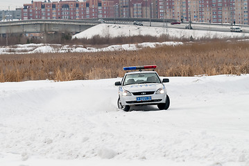 Image showing Car competitions for police officers