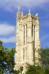 Image showing Tour Saint Jacques in Paris, France