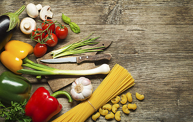 Image showing Pasta ingredients