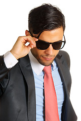 Image showing Businessman with sunglasses