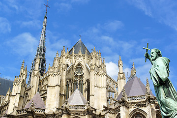 Image showing Our Lady of Amiens Cathedral in France