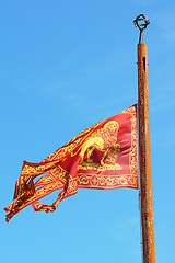 Image showing Republic of Venice flag, Venice, Italy