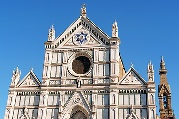 Image showing Basilica of Santa Croce in Florence, Italy