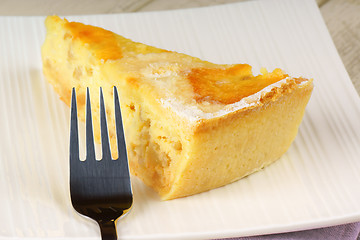 Image showing Slice of Neapolitan Pastiera tart