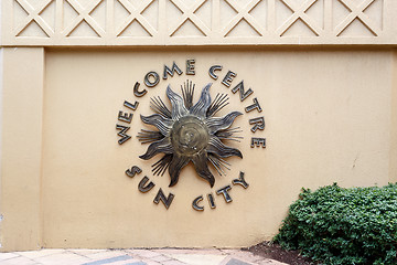 Image showing Entrance to Sun City, Luxury Resort town in South Africa