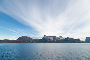 Image showing Mountain in the far