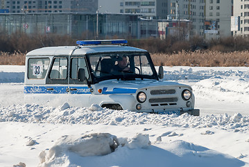 Image showing Car competitions for police officers