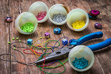 Image showing crafts with beads