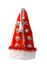 Image showing Red christmas cap