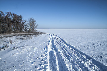 Image showing Snow plain