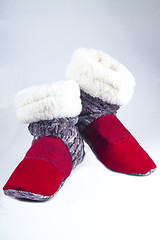 Image showing Slippers for Santa Claus
