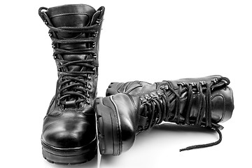 Image showing Military boots